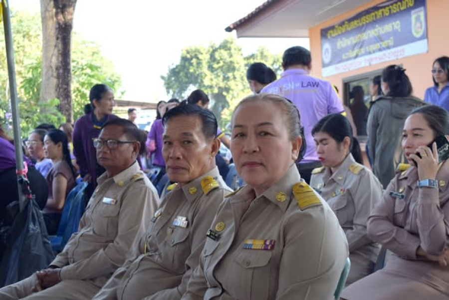 เฝ้ารับเสด็จ สมเด็จพระกนิษฐาธิราชเจ้า กรมสมเด็จพระเทพรัตนราชสุดาฯ สยามบรมราชกุมารี